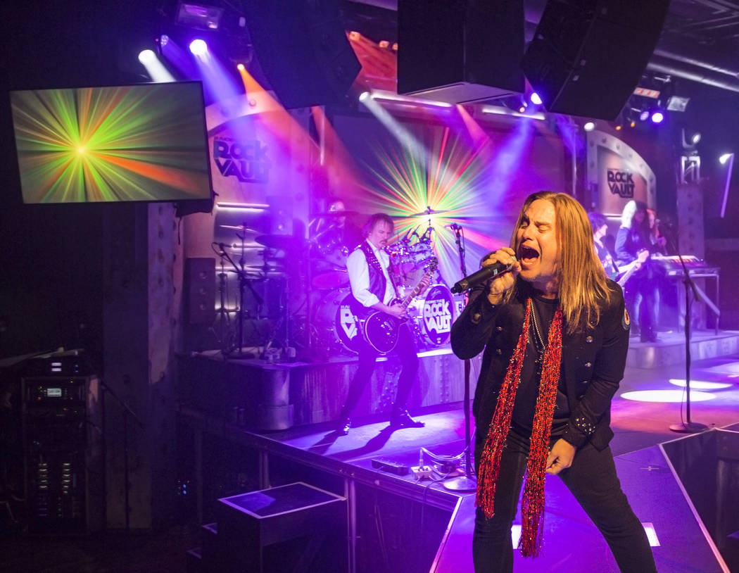 'Raiding the Rock Vault' classic rock revue on Monday, May 1, 2017, at the Hard Rock hotel-casino, in Las Vegas. Benjamin Hager Las Vegas Review-Journal @benjaminhphoto