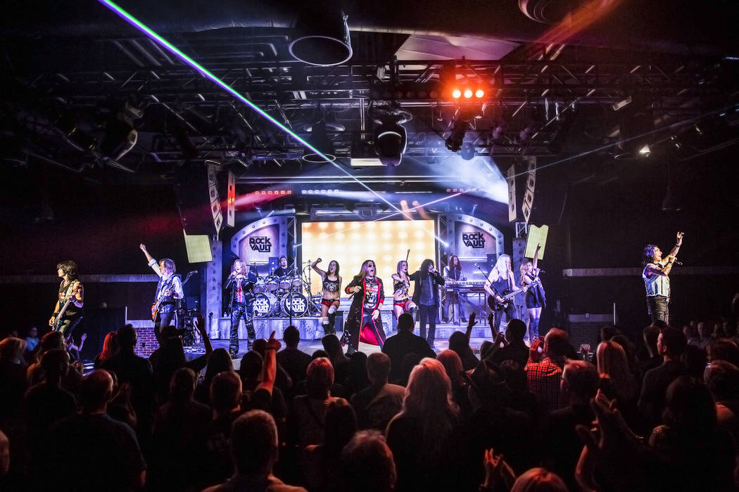 'Raiding the Rock Vault' classic rock revue on Monday, May 1, 2017, at the Hard Rock hotel-casino, in Las Vegas. Benjamin Hager Las Vegas Review-Journal @benjaminhphoto