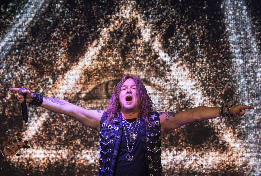 'Raiding the Rock Vault' classic rock revue on Monday, May 1, 2017, at the Hard Rock hotel-casino, in Las Vegas. Benjamin Hager Las Vegas Review-Journal @benjaminhphoto