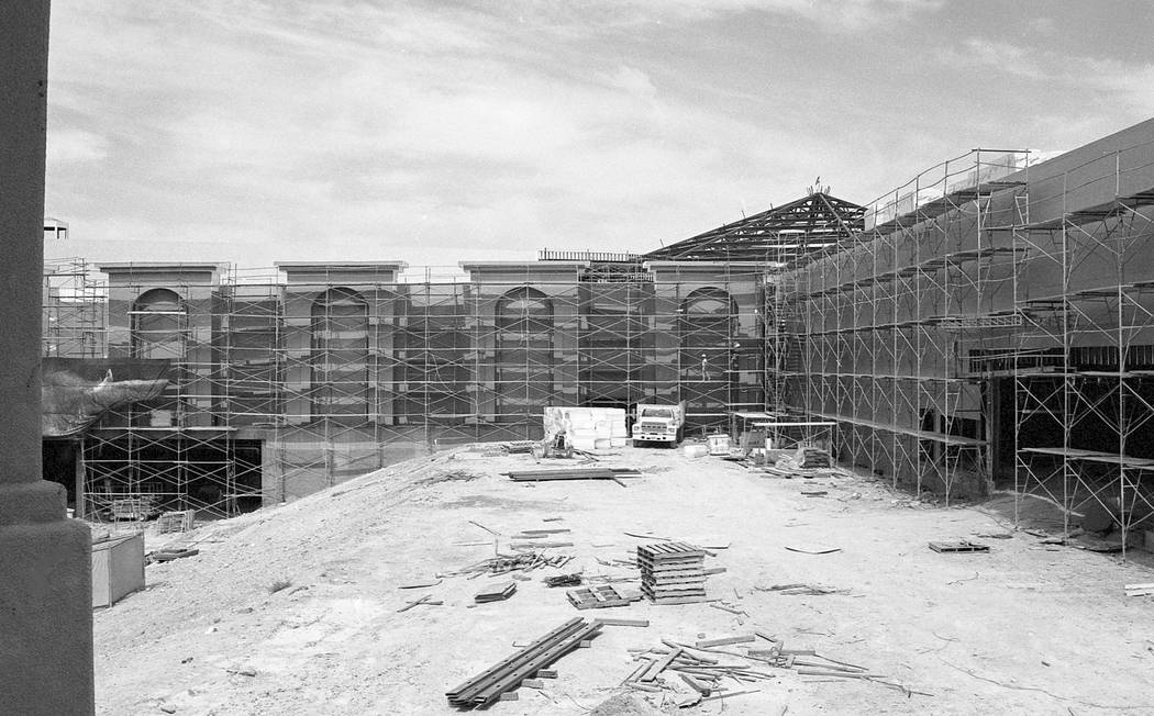 A series of construction photos of the Forum Shops at Caesars Palace in 1991. Caesars Palace / Forum Shops