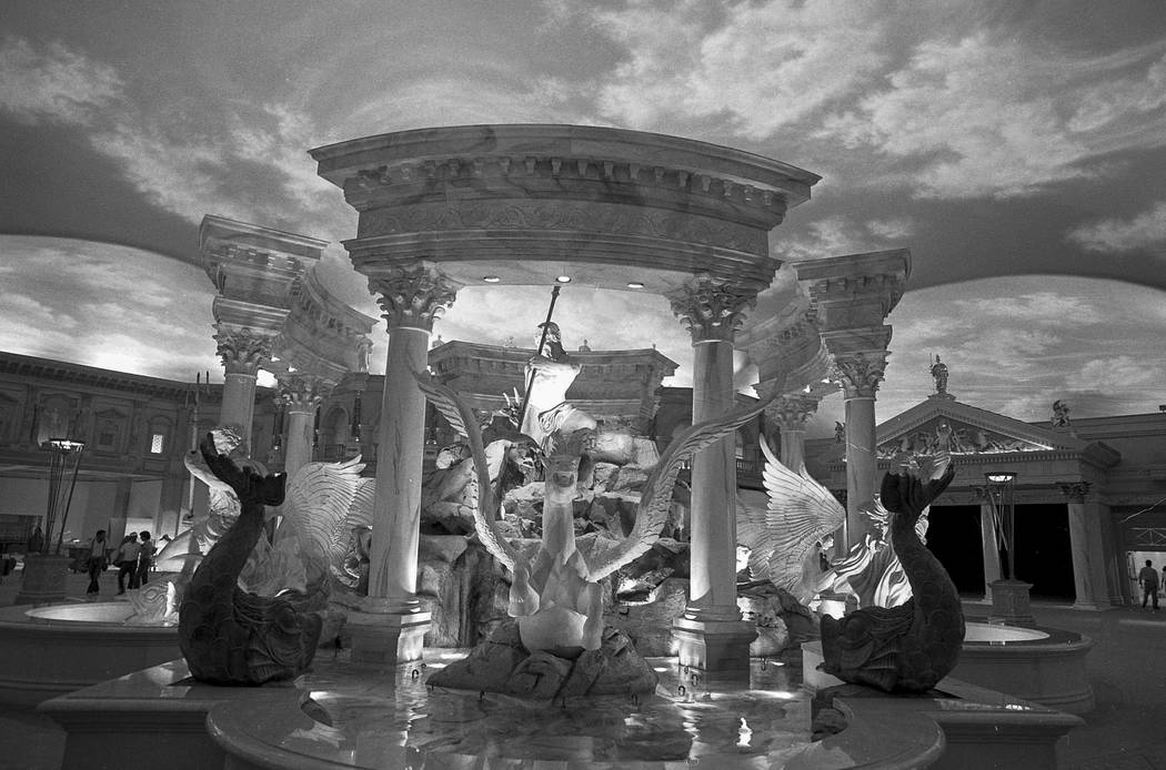 The Fountain of the Gods at the Forum Shops in Caesars Palace, Las