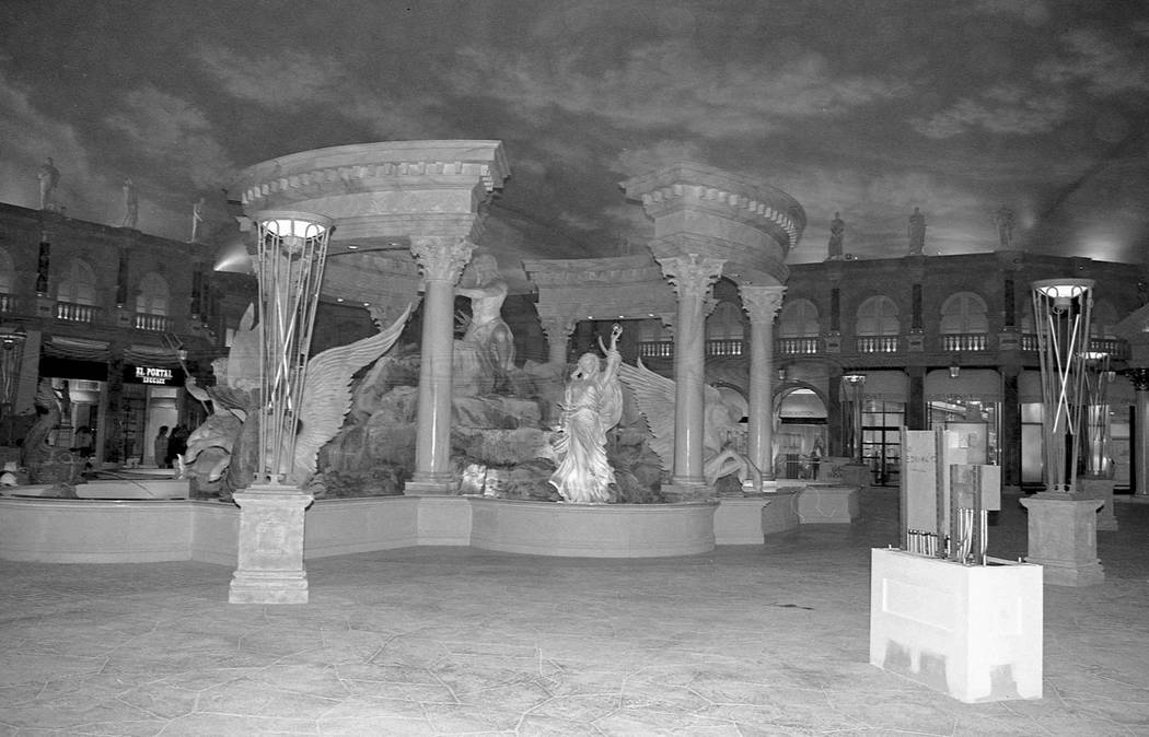 A collection of images taken during construction of the Forum Mall at Caesars Palace in 1992. Caesars Forum Shops.