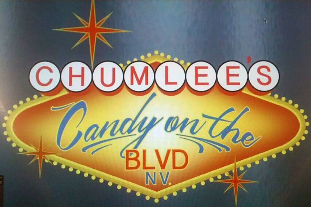 Chumlee’s candy store sign has a Vegasy look Las Vegas ReviewJournal