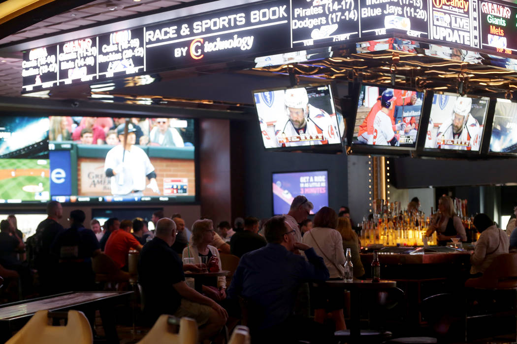 The Race Sports Book At The Cosmopolitan Hotel Casino On Monday May 8 17 In Las Vegas Before It Was An Area Of Slot Machines Now It Hosts The Race Sports