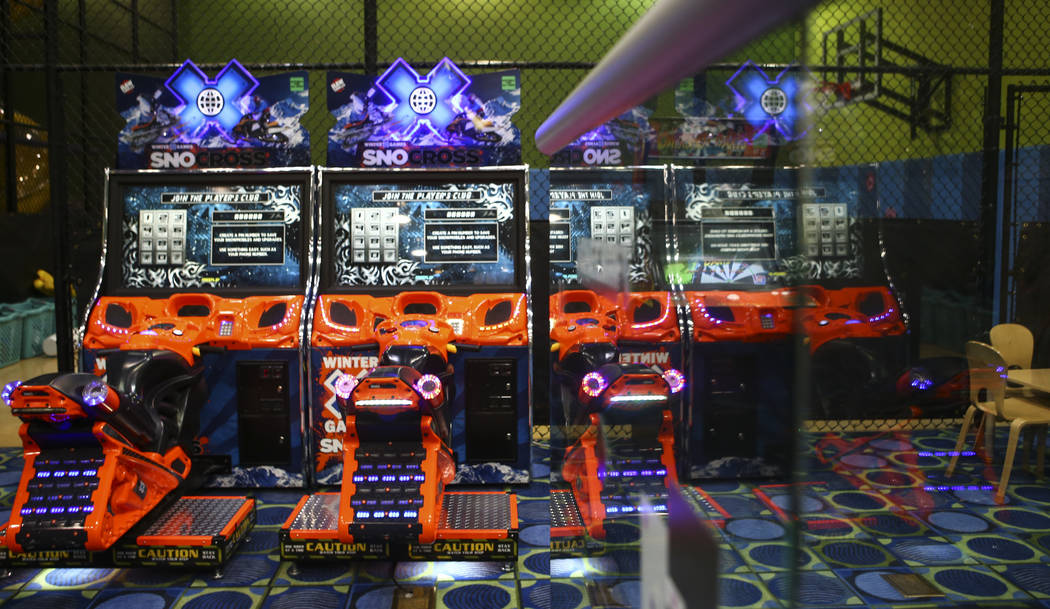 Arcade games at Kid's Quest at the Red Rock Resort hotel-casino in Las Vegas on Wednesday, May 10, 2017. Chase Stevens Las Vegas Review-Journal @csstevensphoto