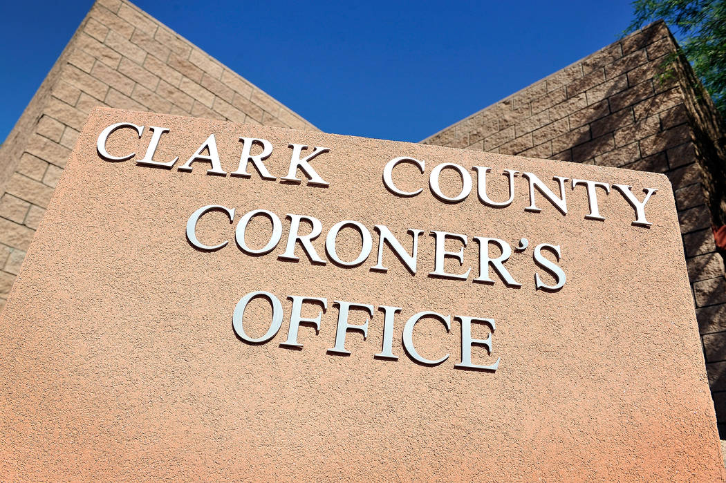 Clark County Coroner Office. David Becker Las Vegas Review-Journal