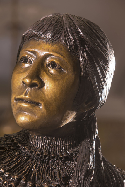 A statue of Sarah Winnemucca as seen Tuesday, Sept. 24, 2013 inside Nevada State Capitol Building in Carson City, Nev. (Jeff Scheid/Las Vegas Review-Journal)