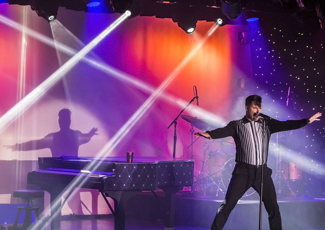 Singer and piano showman Frankie Moreno wows the crowd at The Showroom at the Golden Nugget on Saturday, May 20, 2017, in Las Vegas. Benjamin Hager Las Vegas Review-Journal @benjaminhphoto