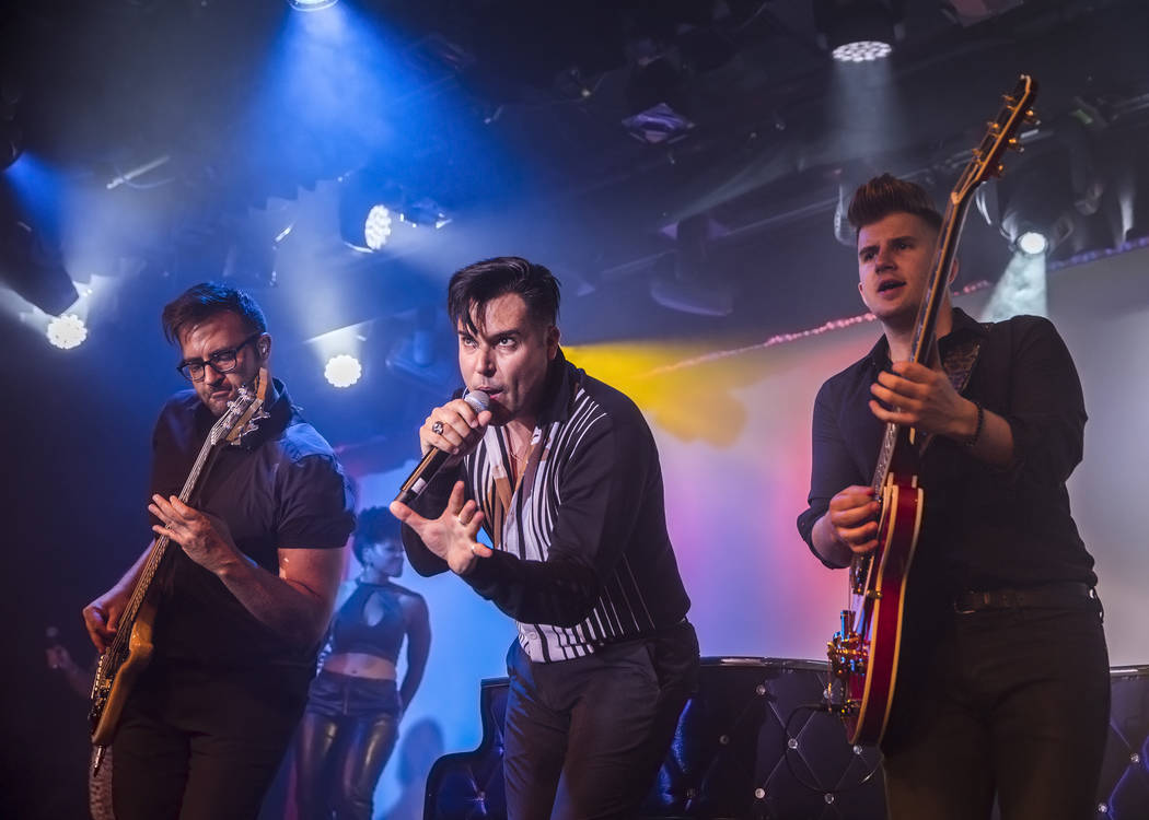 Singer and piano showman Frankie Moreno wows the crowd at The Showroom at the Golden Nugget on Saturday, May 20, 2017, in Las Vegas. Benjamin Hager Las Vegas Review-Journal @benjaminhphoto