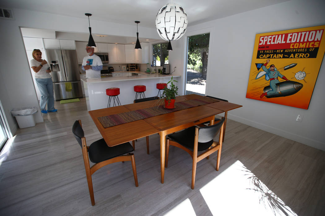 A 1961 contemporary ranch home at 1409 Aztec Way in Las Vegas on April 30, 2017. The home was designed by designed by local architect Hugh Taylor. Miranda Alam Las Vegas Review-Journal