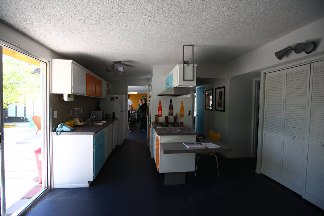 A desert modern/contemporary ranch home at 3124 Burnham Ave. in Las Vegas on April 30, 2017, built in 1962. Miranda Alam Las Vegas Review-Journal