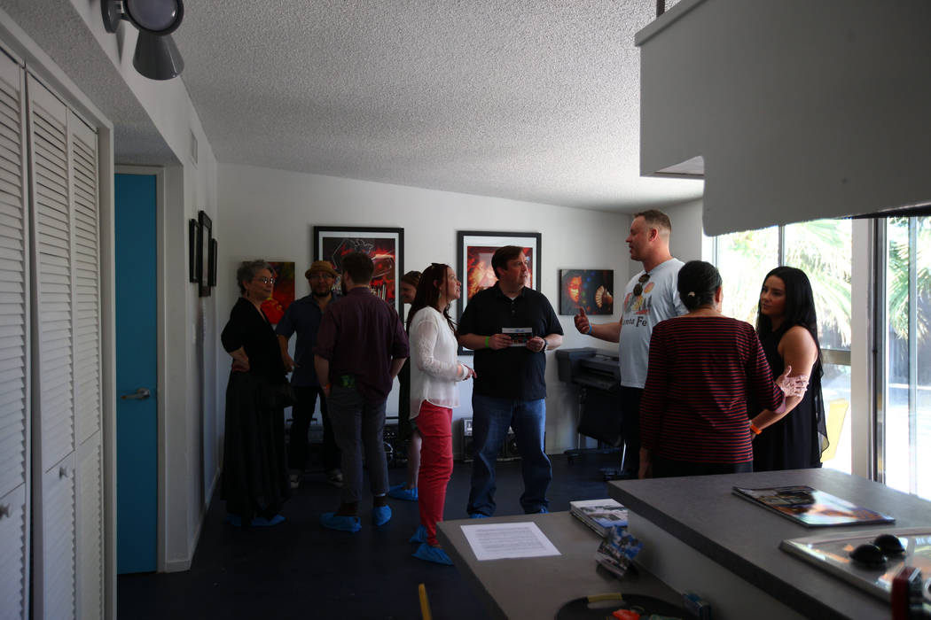 A desert modern/contemporary ranch home at 3124 Burnham Ave. in Las Vegas on April 30, 2017, build in 1962. Miranda Alam Las Vegas Review-Journal