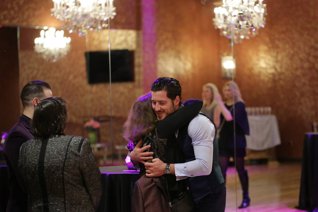 Valentin Chmerkovskiy celebrates the grand opening of their dance studio Dance With Me at Tivoli Village on Thursday, March 9, 2017, in Las Vegas. (Edison Graff/Stardust Fallout Media)