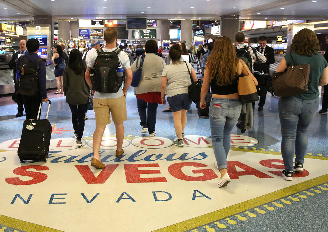 Record number of passengers seen at McCarran in Las Vegas in ‘17 | Las Vegas Review-Journal