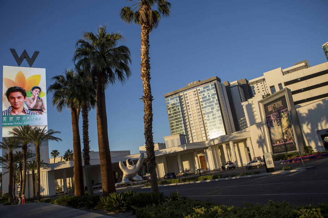 SLS Las Vegas, located near the intersection of West Sahara Avenue and South Las Vegas Boulevard, is pictured on Tuesday, May 23, 2017, in Las Vegas. SLS Las Vegas has been agreed to be bought by ...