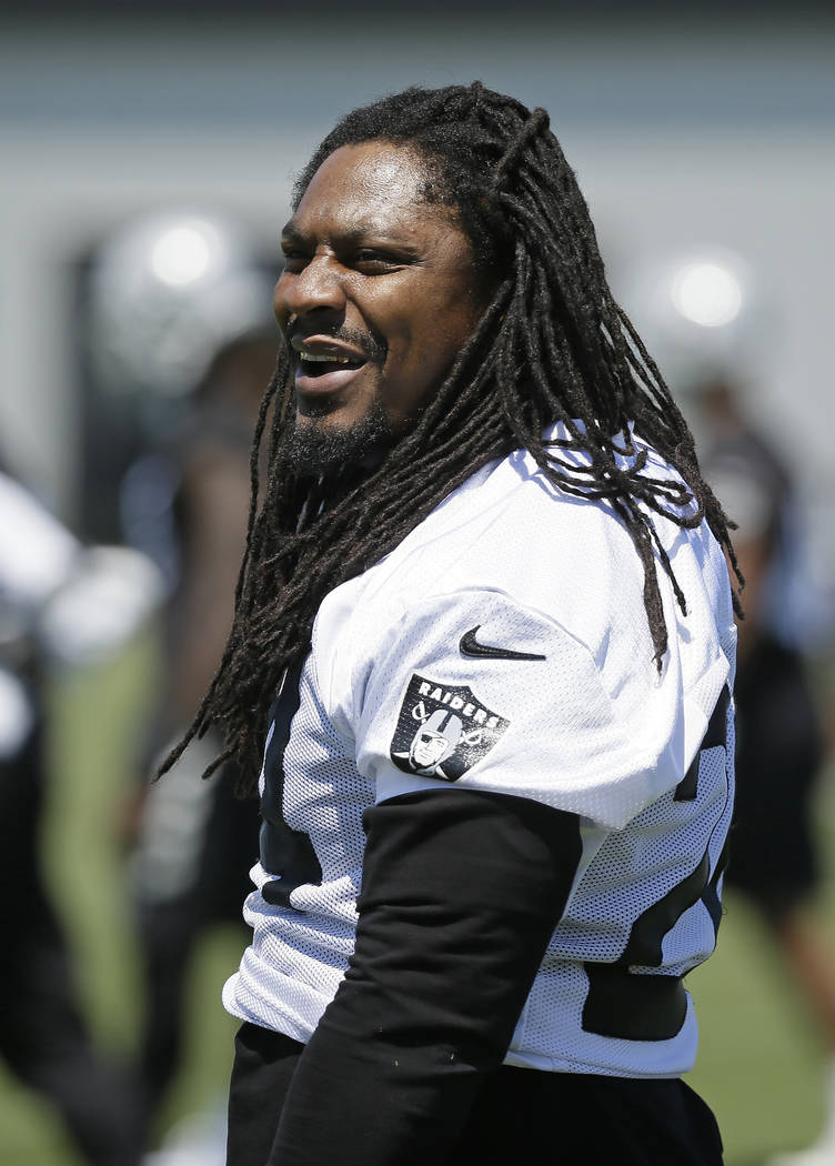 Raiders’ Marshawn Lynch misses practice but has been a spark Las