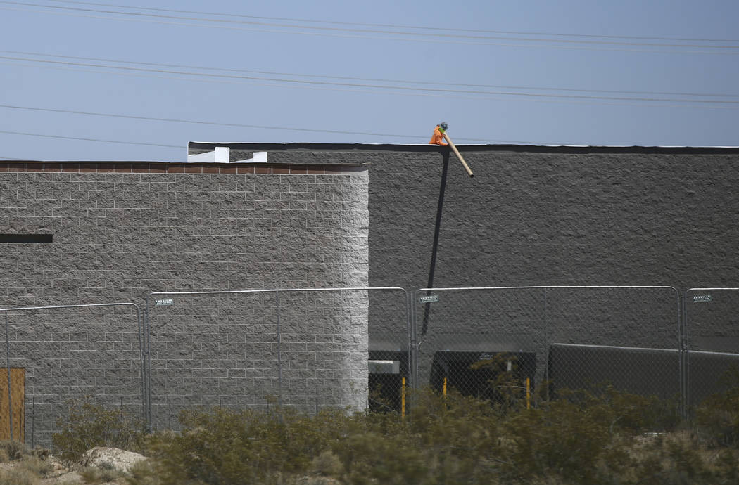 Construction goes on at Walmart at Rainbow Boulevard and Blue Diamond Road in Las Vegas on Friday, May 26, 2017. Chase Stevens Las Vegas Review-Journal @csstevensphoto