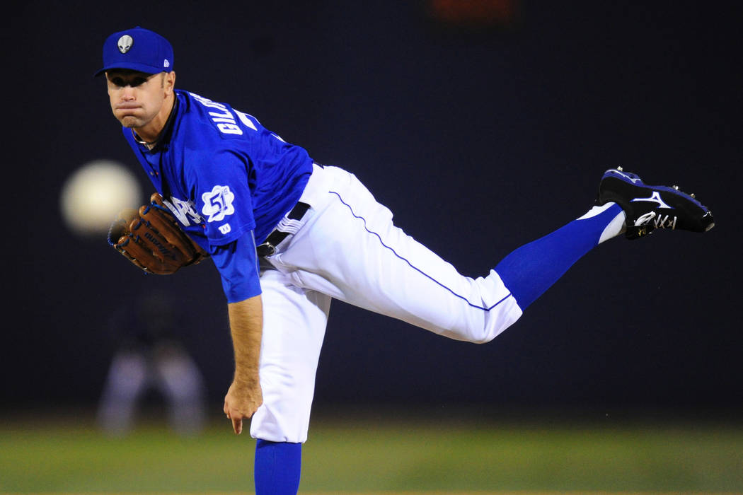 Minor League Baseball - Las Vegas 51s Baseball Team P Tyler Pill