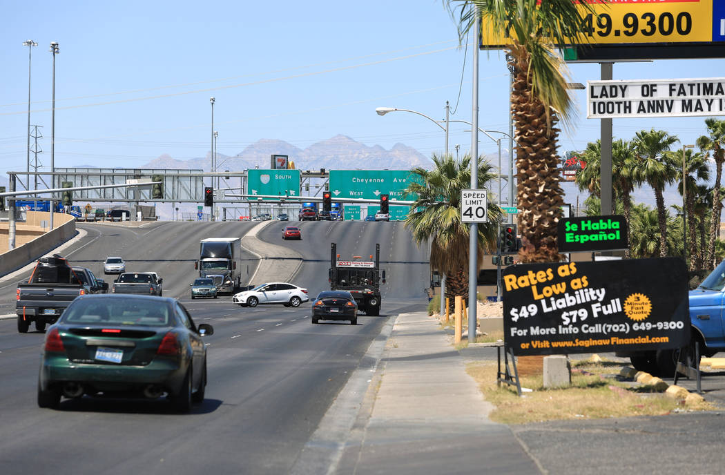 A man was found shot to death Thursday night, May 11,2017, in the 2100 block of Cheyenne Avenue in North Las Vegas. Brett Le Blanc Las Vegas Review-Journal @bleblancphoto