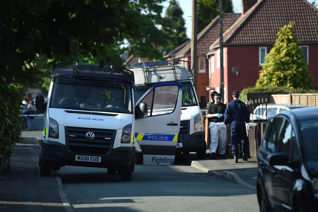 Greater Manchester Police said another suspect was detained in Wigan, a town to the west of Manchester. ( Joe Giddens/AP)