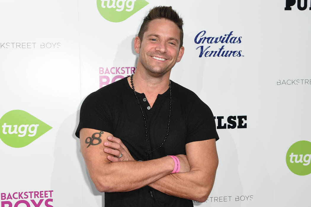 Jeff Timmons arrives at the “Backstreet Boys: Show ‘Em What You’re Made Of” premiere at the Arclight Cinemas - Cinerama Dome on Thursday, Jan. 29, 2015, in Los Angeles. ...