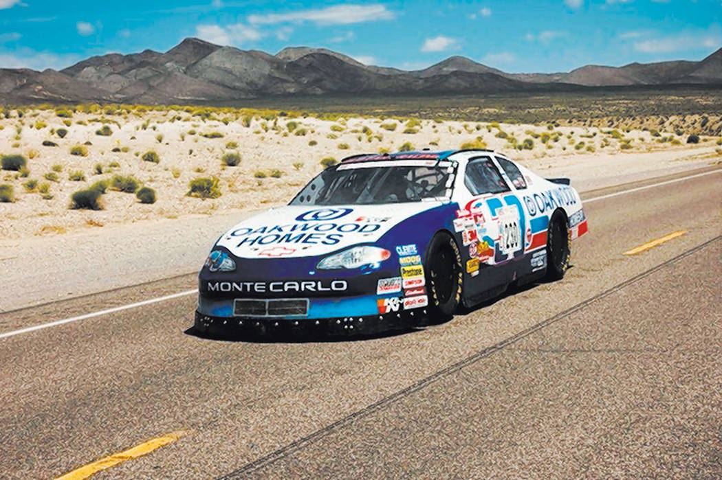 The 2001 Chevrolet Monte Carlo Robert Allyn and David Bauer bought and modified. Allyn drove the car during the Nevada Open Road Challenge, where he beat the Guinness World Record for fastest spee ...