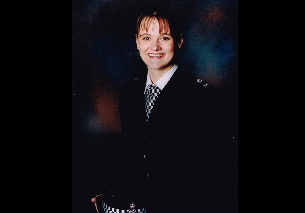 This undated handout photo provided by Cheshire Police shows Elaine McIver, a policewoman who was killed in the blast at the Manchester Arena on Monday, May 22, 2017. The bombing at a Manchester c ...