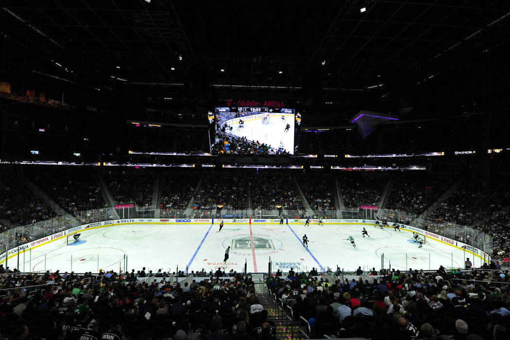 las vegas nhl hockey arena