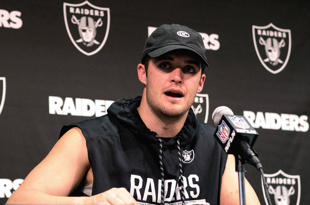 Raiders QB Derek Carr vows to play out contract if no deal by training camp...