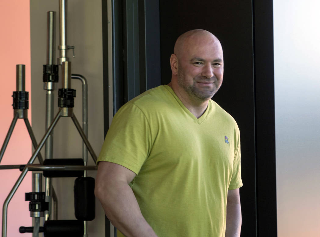 UFC president Dana White visits the UFC Performance Institute in Las Vegas on Friday, May 19, 2017. (Heidi Fang/Las Vegas Review-Journal) @HeidiFang