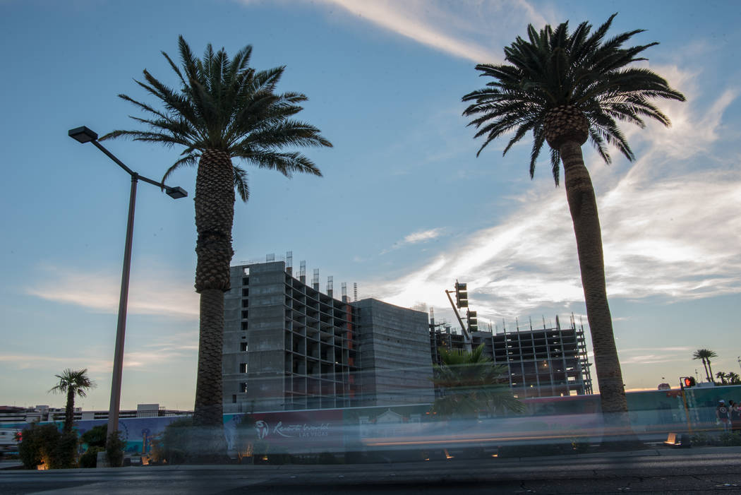 Resorts World in the construction phase on Wednesday, June 7, 2017, in Las Vegas. Morgan Lieberman Las Vegas Review Journal