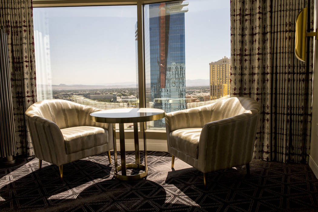 A newly renovated panorama suite at the Planet Hollywood Resort on Thursday, May 25, 2017. Patrick Connolly Las Vegas Review-Journal @PConnPie