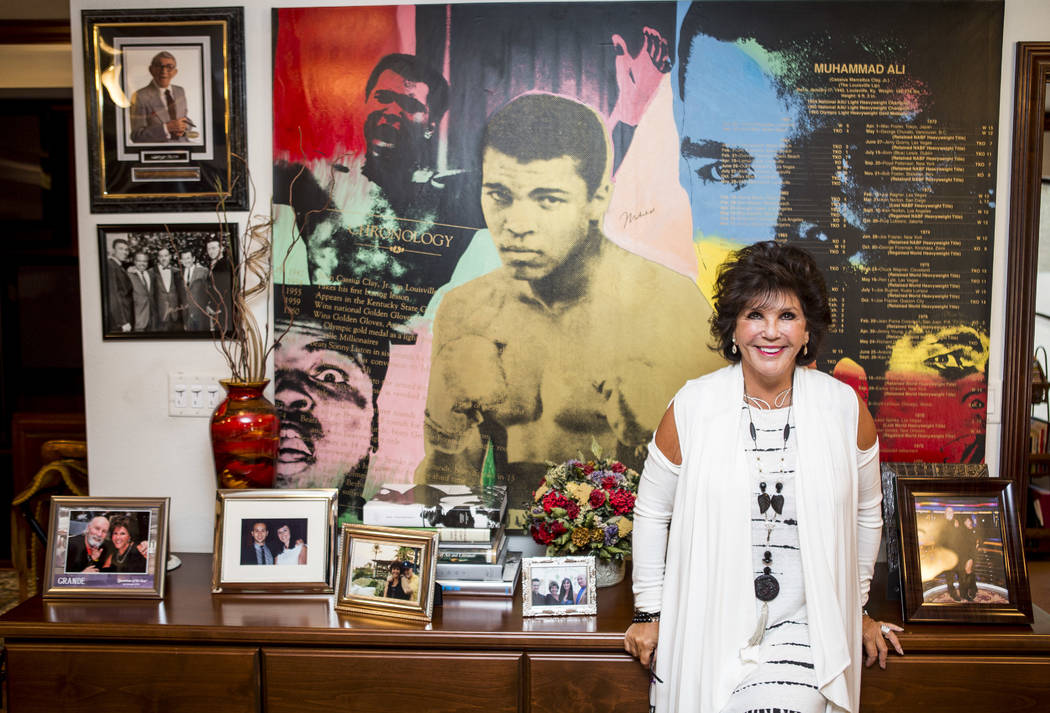 Lisa Tenner, who has worked in branding and marketing for bands and the music industry for over 30 years, in her house on Tuesday, June 6, 2017.  Patrick Connolly Las Vegas Review-Journal @PConnPie