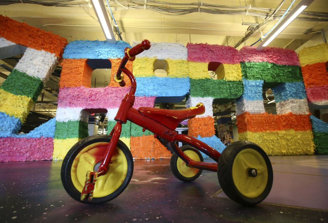 Part of the new tour area at Zappos headquarters in downtown Las Vegas on Thursday, June 1, 2017. Chase Stevens Las Vegas Review-Journal @csstevensphoto