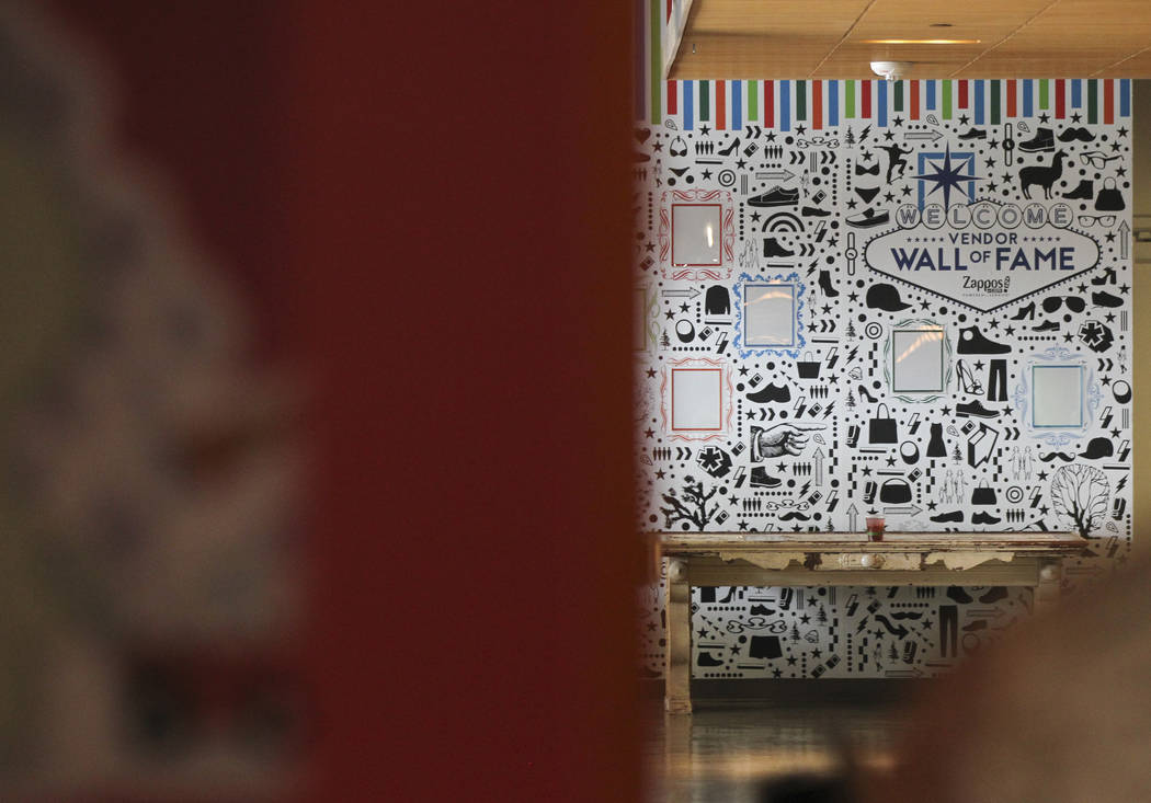 The lobby area at Zappos in Las Vegas on Thursday, June 1, 2017. Chase Stevens Las Vegas Review-Journal @csstevensphoto