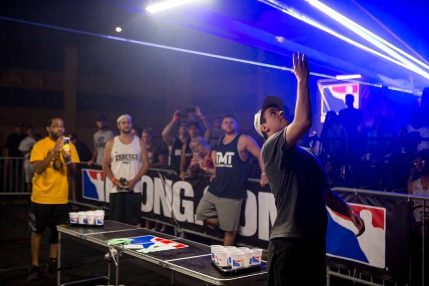 Beer pong tourney in Las Vegas teems with freespirited fun Las Vegas