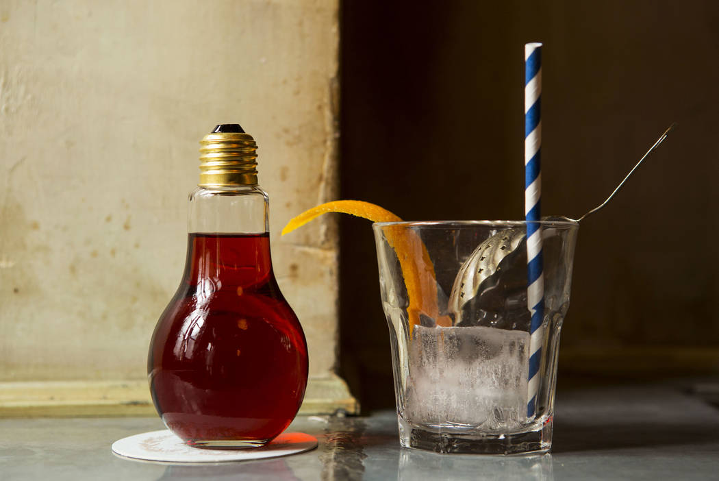 Oak & Ivy and Velveteen Rabbit serve Negronis in lightbulbs Food