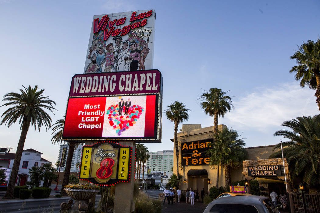 The Viva Las Vegas Wedding Chapel on Saturday, June 3, 2017.  Patrick Connolly Las Vegas Review-Journal @PConnPie