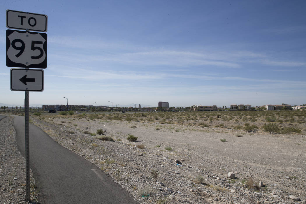 The future site for the College of Southern Nevada Northwest Campus near the intersection of Elkhorn Road and Grand Montecito Parkway on Tuesday, June 6, 2017 in Las Vegas. Erik Verduzco/Las Vegas ...