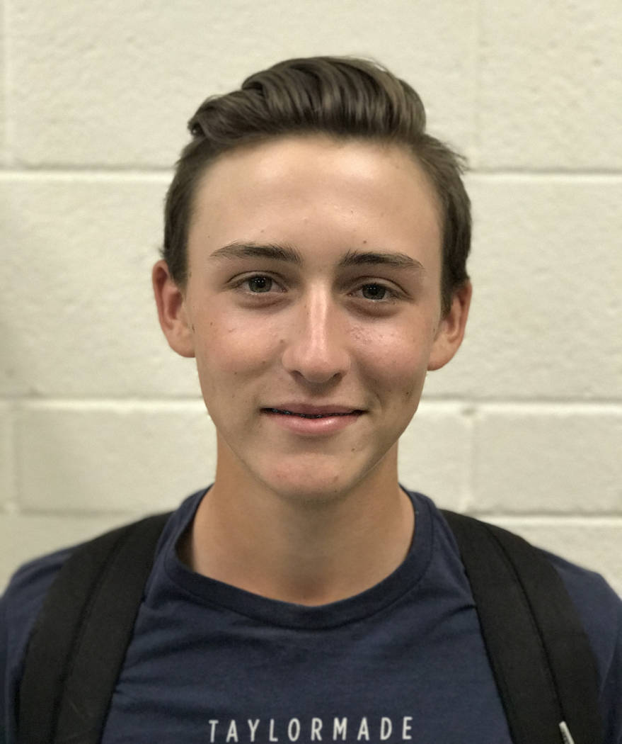 Benjamin Sawaia, Coronado: The sophomore tied for fourth at the Class 4A Sunrise Region tournament to help the Cougars to the team title. He tied for sixth at the 4A state tournament.