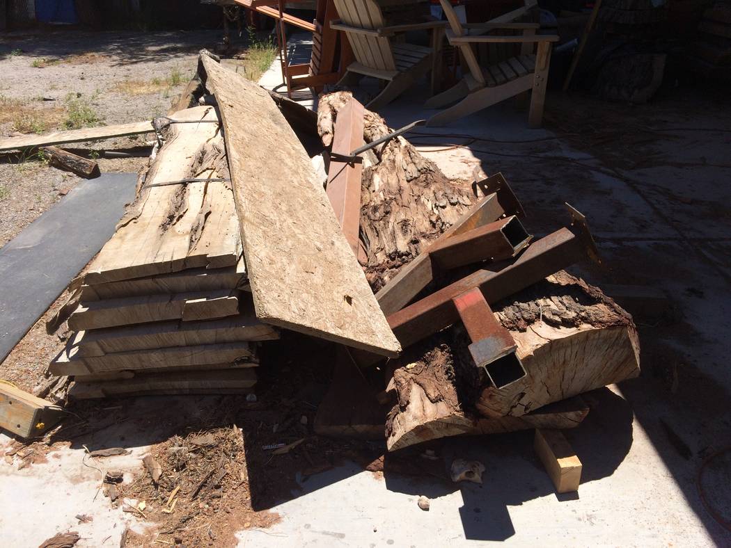 Crafting reclaimed lumber a labor of love for Las Vegas resident Las