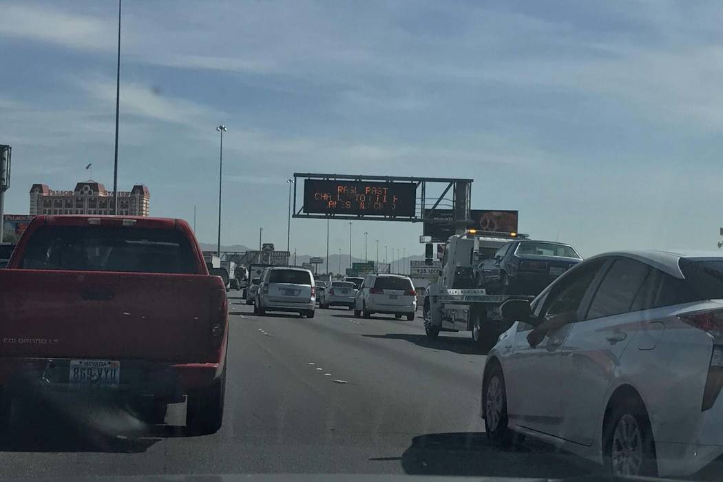 I15 lanes south of Spaghetti Bowl reopen after accident Las Vegas