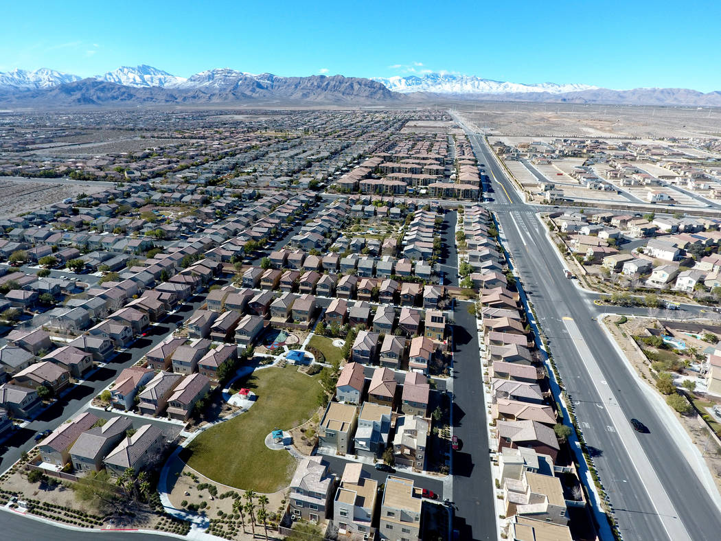 House flippers’ share of the market in Las Vegas is down from a year ago. (Michael Quine/Las Vegas Review-Journal) @Vegas88s