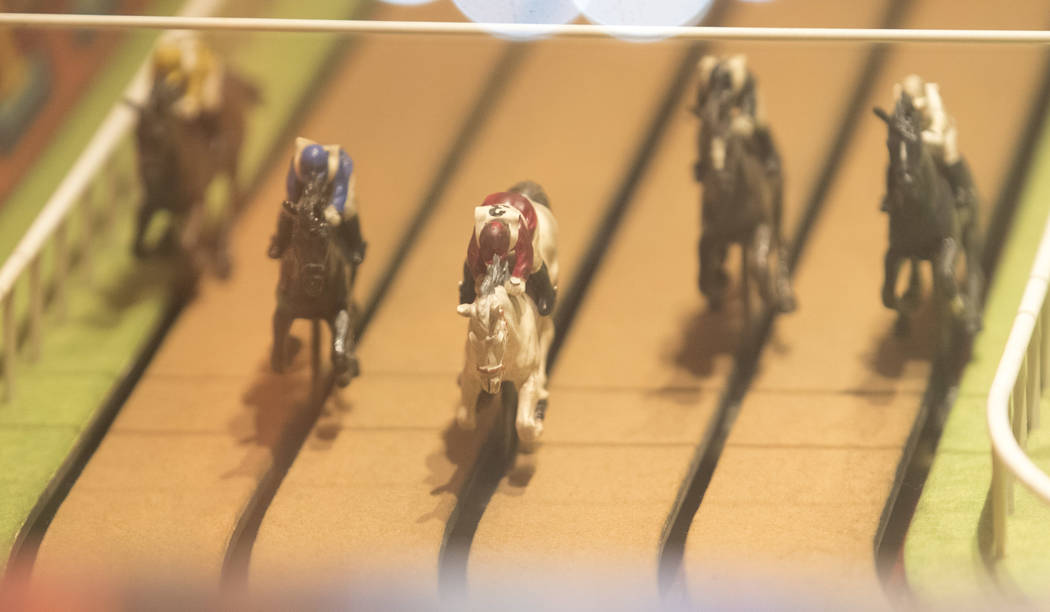 Patrons play the Sigma Derby horse race game at the D Las Vegas in downtown Las Vegas on Friday, June 9, 2017. Richard Brian Las Vegas Review-Journal @vegasphotograph