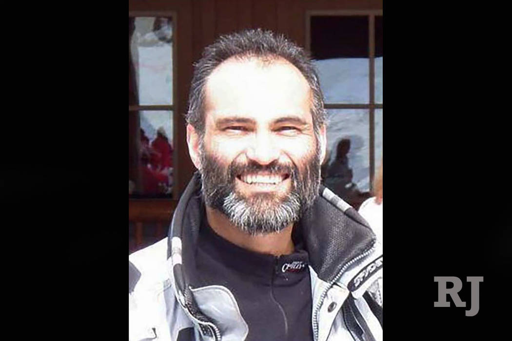 Las Vegas plastic surgeon Kayvan Khiabani died Tuesday after the bicycle he was riding was hit by a tour bus. (Facebook)
