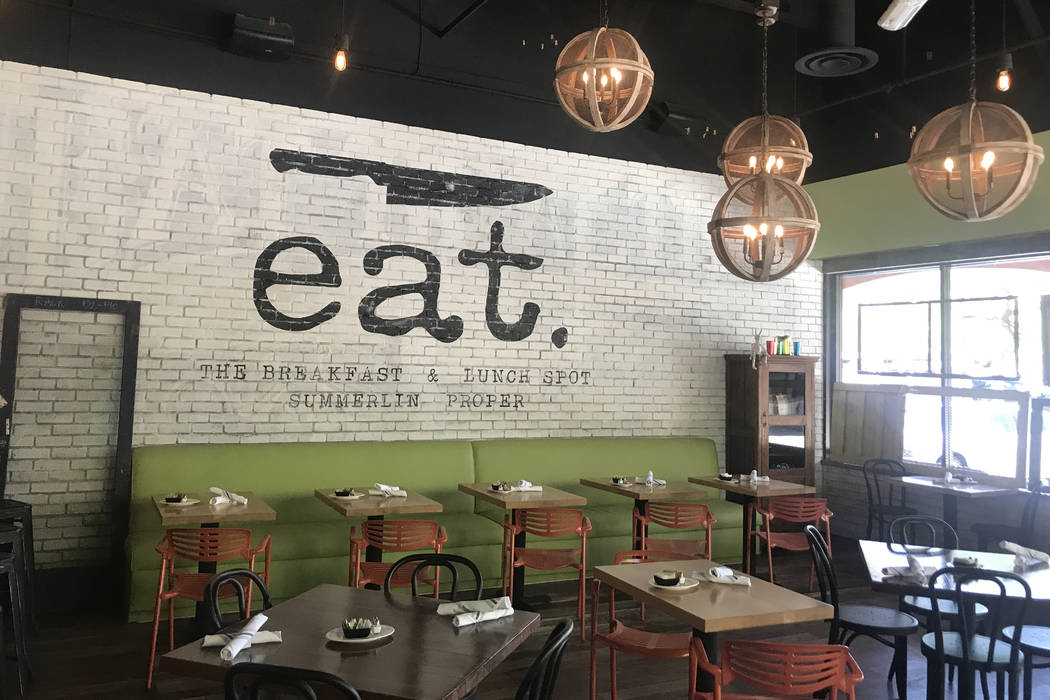 Dining room at Eat Summerlin (Al Mancini)