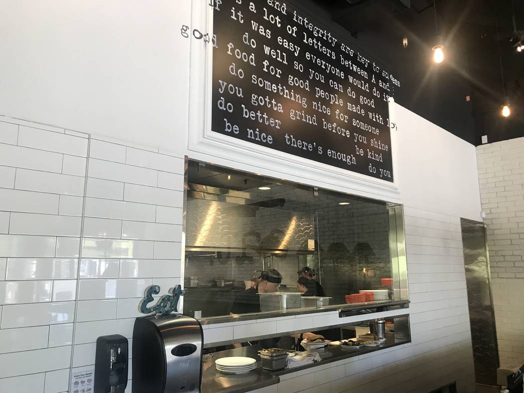 Behind the counter at Eat Summerlin. (Al Mancini)