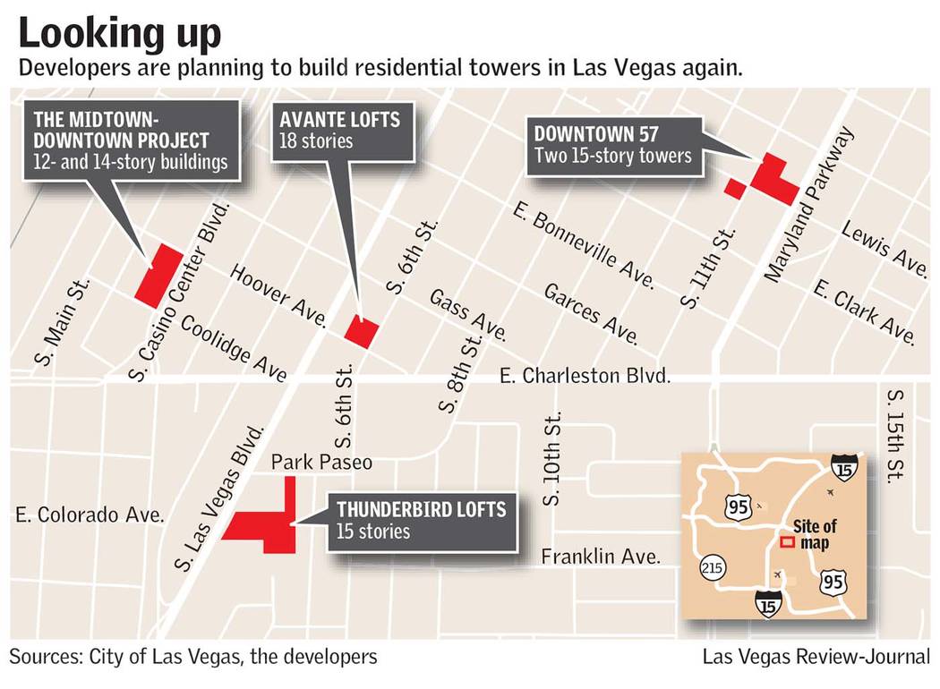 4 towering apartment projects planned for Las Vegas Las Vegas Review