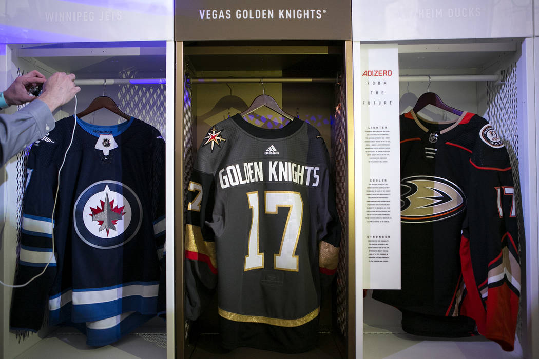 vegas golden knights jersey unveiling