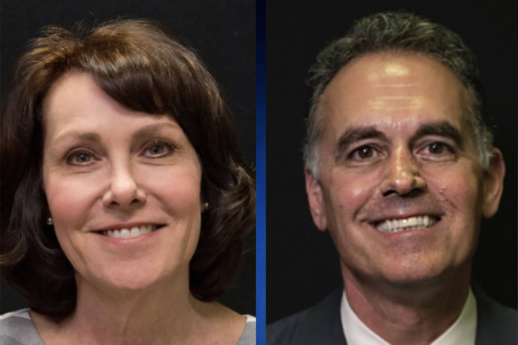 Jacky Rosen and Danny Tarkanian